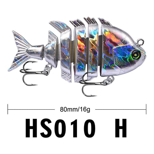 Cheap 24cm Lure Freshwater Perch All Eat Bait 164.46G Lure Multi Knot Fish  Biomimetic Bait 6 Colors