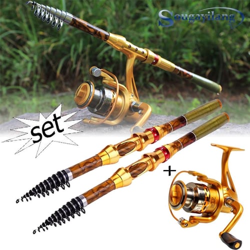 Fishing Rod and Reel Carbon Fiber 1.8m/2.1m Spinning Fishing Rod with  Fishing Reel Set - buy Fishing Rod and Reel Carbon Fiber 1.8m/2.1m Spinning  Fishing Rod with Fishing Reel Set: prices, reviews