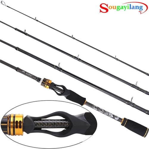 Spinning Fishing Rod 1.8M-2.4M Portable Carbon Fiber Fishing Pole