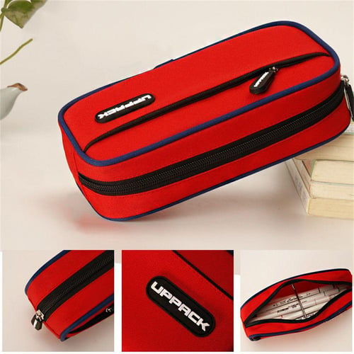 New Super Big Pencil Case Canvas Large Capacity Pencilcase School Pen Case  Supplies Pencil Bag School Pencils Pouch Stationery