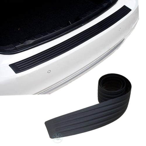 1PCS Car Rear Bumper Protector Sticker Trunk Sill Grard Rubber Strip Cover  Pad Rear Trunk Protection Sticker