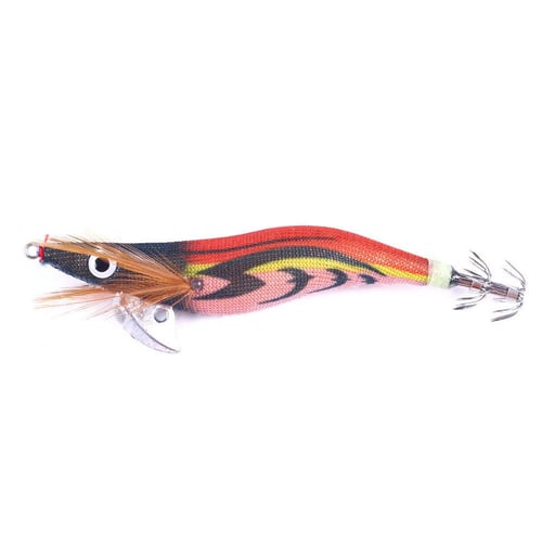 Squid Jig Hooks Octopus Cuttlefish Fishing Bait Fishing Lures Hook Fishing  Tackles Wood Shrimp Squid Lures Fishing Accessories