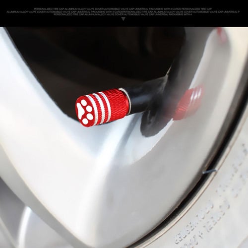 4pcs Grenade Alloy Tire Valve Caps - Add Style To Your Car, Truck