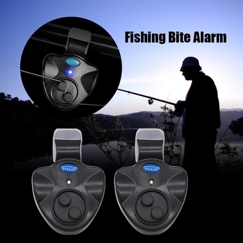 2pcs Electronic Fishing Bite Alarm with Sound LED Lights Indicator Fish  Bite Alarms - buy 2pcs Electronic Fishing Bite Alarm with Sound LED Lights  Indicator Fish Bite Alarms: prices, reviews