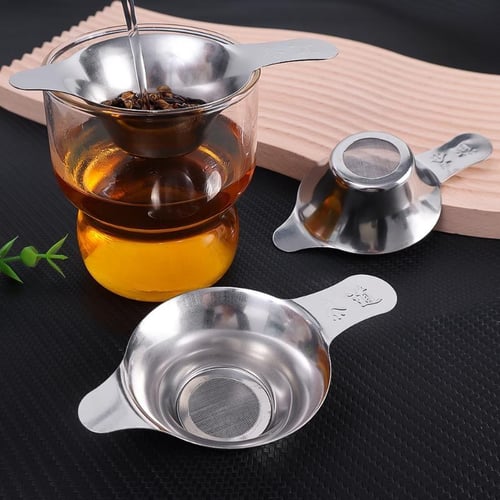 Stainless Steel Tea Infuser Teapot Tray Spice Tea Strainer Herbal Filter  Teaware Accessories Kitchen Tools tea infuser Tea