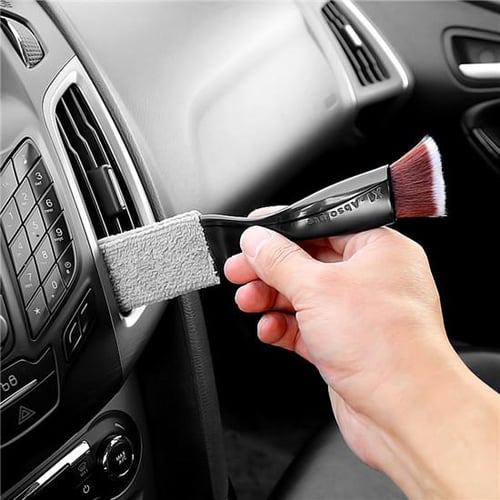 Car Interior Cleaning Tool Air Conditioner Air Outlet Cleaning Artifact  Brush Car Brush Car Crevice Dust Removal Car Detailing