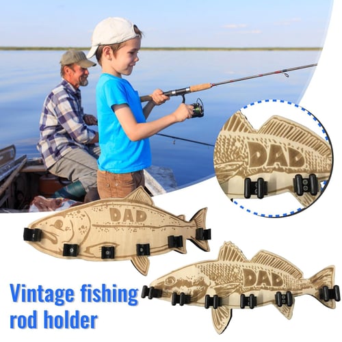Wood Large Mouth Bass Fishing Rod Holder Wooden Fishing Fishing Gifts For -  buy Wood Large Mouth Bass Fishing Rod Holder Wooden Fishing Fishing Gifts  For: prices, reviews