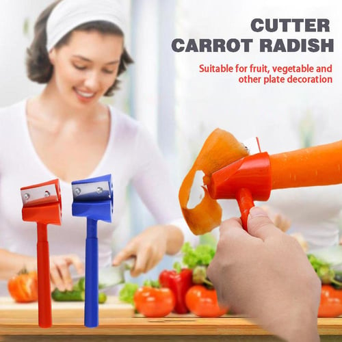 1pc Blue Potato Cucumber & Carrot Grater Kitchen Cutting Tool