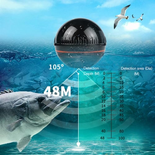 XA02 Wireless Intelligent Sonar Fish Finder Underwater High