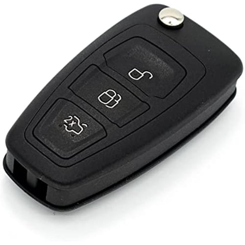 3 Button Soft TPU Car Remote Key Cover Case Fob for Ford Fiesta