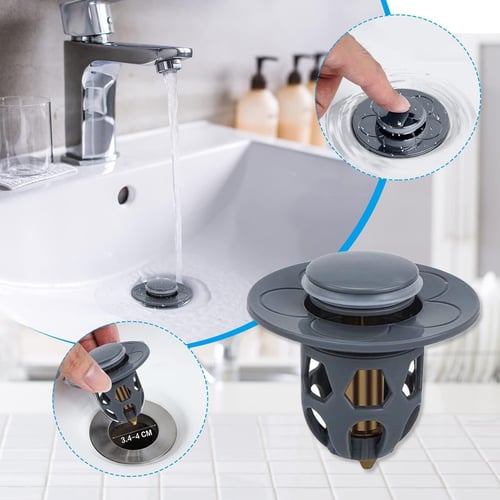 1pcs Rubber Sink Plug Drain Stopper Fit 40mm Ring For Bathtub