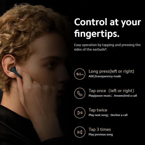 Xiaomi Redmi Buds 4 Pro TWS Wireless Earbuds Earphone Bluetooth 5.3 Active  Noise Cancelling 3 Mic Wireless Headphone 36 Hours Life, 3-mic Noise