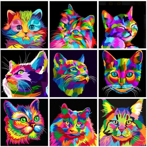 5D Diamond Painting Kit - Cat