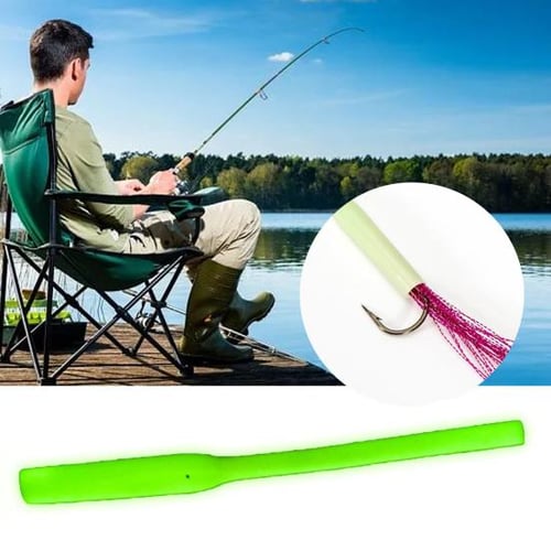 4m Fishing Night Luminous Tube Green Soft Silicone Fishing Sleeves Fishing  Rig Hook Line Glow Pipe Light Tackle Tackle Tool