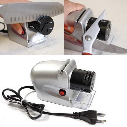 USB Electric Knife Sharpener Adjustable Kitchen Knives Scissor Sharpening  Tool