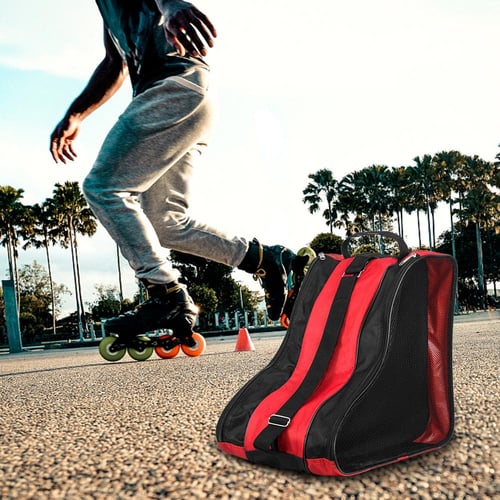 2pcs Roller Skating Bag Inline Skates Bag Kids Roller Skates Bag Ice  Skating Backpack Skate Bag Skates Cover Bag Ice Roller Skates Carrier  Storage