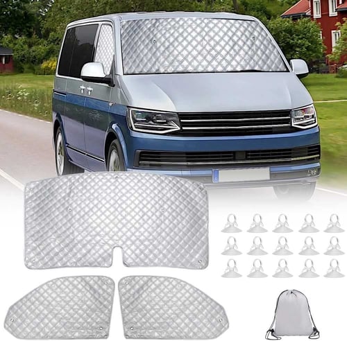 Internal Thermal Blind Window Cover Set for VW T5 T6 3PCS Sunshade