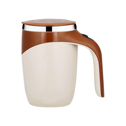 Automatic Stirring Magnetic Mug Stainless Steel Coffee Milk Electric Mixing  Cup