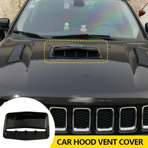 3pcs Universal Carbon Fiber Car Decorative Cell Air Flow Intake Hood Scoop  Bonnet Vent Cover Stickers Decoration - buy 3pcs Universal Carbon Fiber Car  Decorative Cell Air Flow Intake Hood Scoop Bonnet