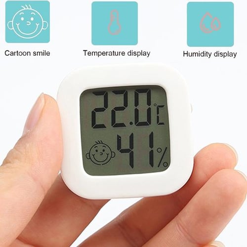 Mini Indoor Thermometer Digital LCD Temperature Sensor Humidity