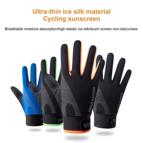 Anti-Slip Fishing Gloves Breathable UV Protection Shock-Absorbing