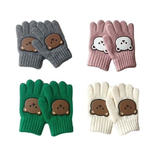 1Pair Cute Winter Gloves For Children Kids Winter Keep Warm Sweet