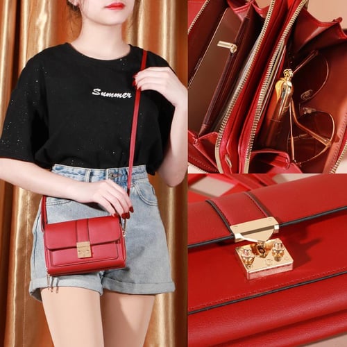 New Fashion Women's Shoulder Bag Multi Functional Oblique Straddle Phone Bag Minimalist Mini