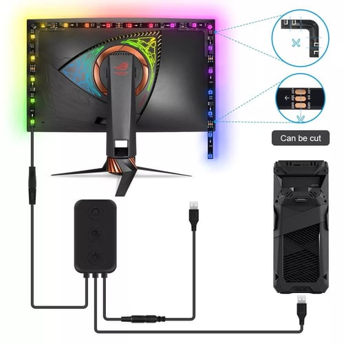 Smart Ambient Controller 5V USB DIY TV PC Monitor Backlight for
