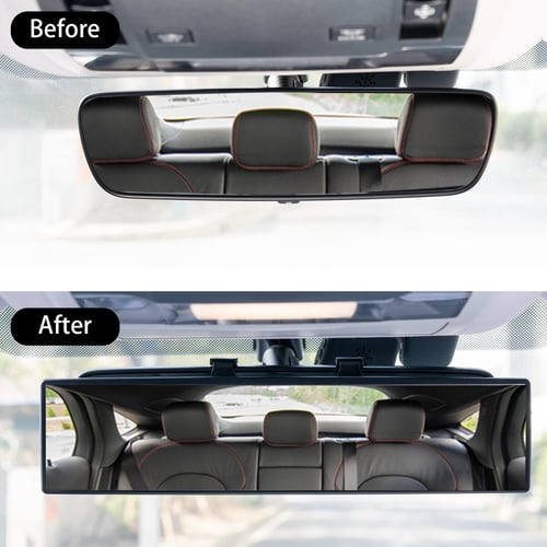 Car Rear Mirror Wide-angle Rearview Mirror 300mm 12; 270mm 11.6;Wide  Convex Curve Panoramic Interior Rear View Anti-glare - buy Car Rear Mirror  Wide-angle Rearview Mirror 300mm 12; 270mm 11.6;Wide Convex Curve  Panoramic