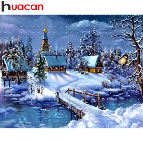 Huacan Full Diamond Painting Christmas