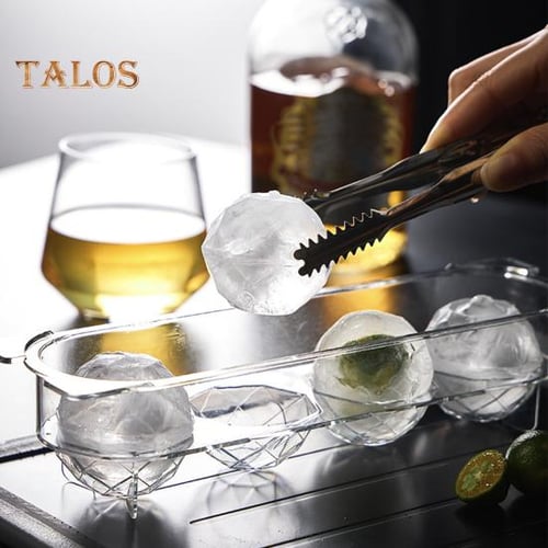 Ice Ball Mold Safe PP Frozen Ice Cube Rhombus Whiskey Ice Ball