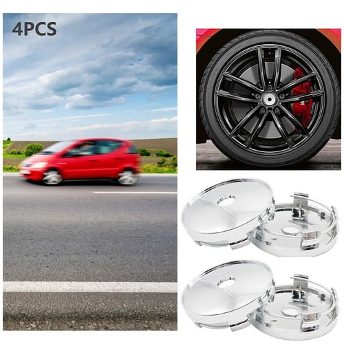 4PCS 60mm Car Sport Rim Racing Wheel Center Cap Rim Hub Caps Dust-proof  Cover