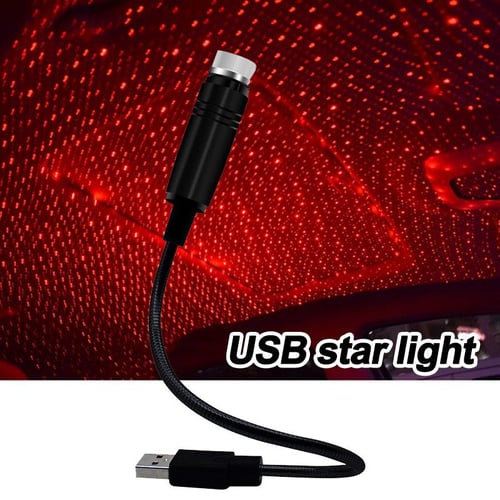 Car USB Star Beautiful Ceiling Light Starry Sky Projection Decor Lamp Roof  LED Protable Romantic Atmosphere Night Lights - buy Car USB Star Beautiful Ceiling  Light Starry Sky Projection Decor Lamp Roof