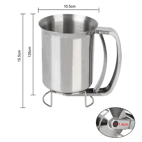 Cupcake Batter Dispenser Separator, Handheld Funnel Divider