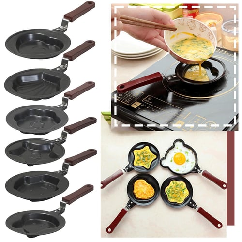 Mini Nonstick Frying Pan Poached Protable Egg Pancakes Stir-Fry Omelette  Household Small Kitchen Cooker Cookware Breakfast Tools