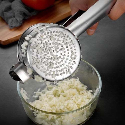 1Set Potato Ricer,Stainless Steel Masher Kitchen Tool for  Potatoes,Fruits,Juicer and Baby Food,Vegetable Strainer with 3  Interchangeable Ricing Discs