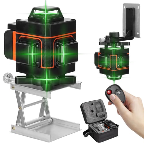 Multifunctional 3D 12 Lines Laser Level Tool Vertical Horizontal Lines with  Self-leveling Function