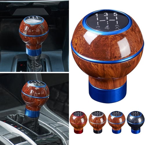 Car Manual 5 Speed Gear Shift Knob Cover Handle Shifter Lever for