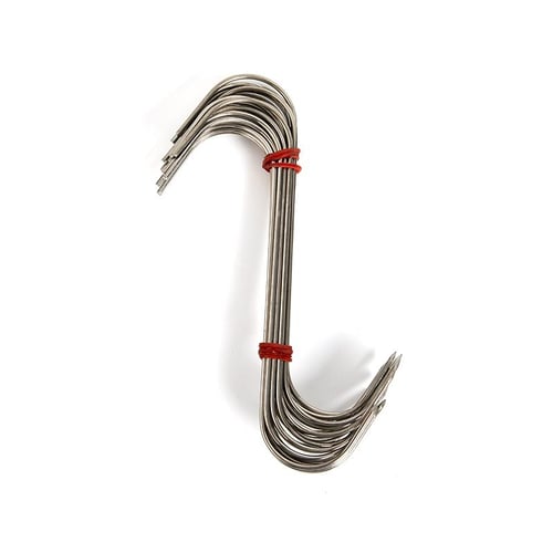 20pcs Hanging Meat Hooks Stainless Steel Hooks Meat Hooks Household Meat  Hangers 