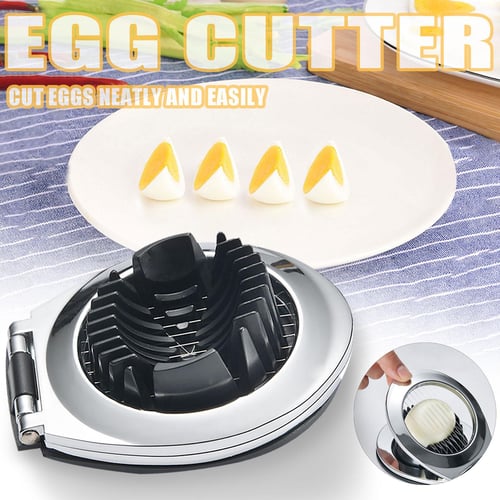 Heavy Duty Metal Egg Slicer Egg Cutter Multipurpose Stainless Steel Wire Egg Slicer for Cutting Boiled Eggs, Size: 15