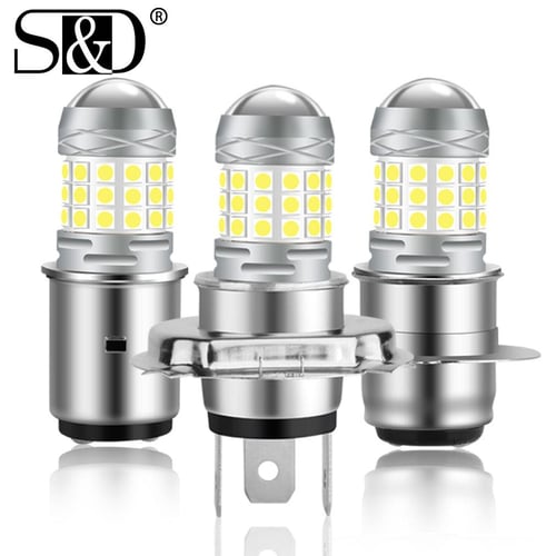 10000lm H4 Led Moto H6 Ba20d Led Motorcycle Headlight Bulbs Csp Lens White  Yellow Hi Lo Lamp Scooter Accessories Fog Lights 12v