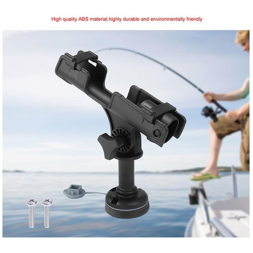 ABS Fishing Rod Pole Holder Rack 360 Adjustable Removable Kayak