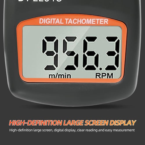 DT2234C + Digital Laser Tachometer RPM Meter Non-Contact 2.5RPM-99999RPM  LCD Display Speed Meter