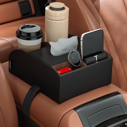 Multi-function Car Cup Holder Storage Box Organizers Car Interior Stowing  Box