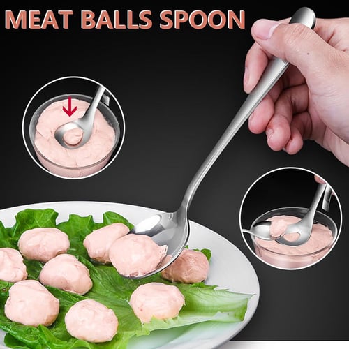 Meatball Maker Spoon Non Stick thick Stainless Steel Meat Baller Kitchen  Utensil