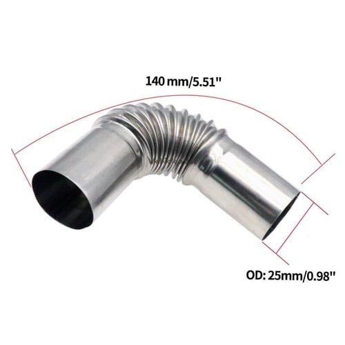 24mm Elbow Pipe Air Diesel Parking Heater Exhaust Pipe Connector W