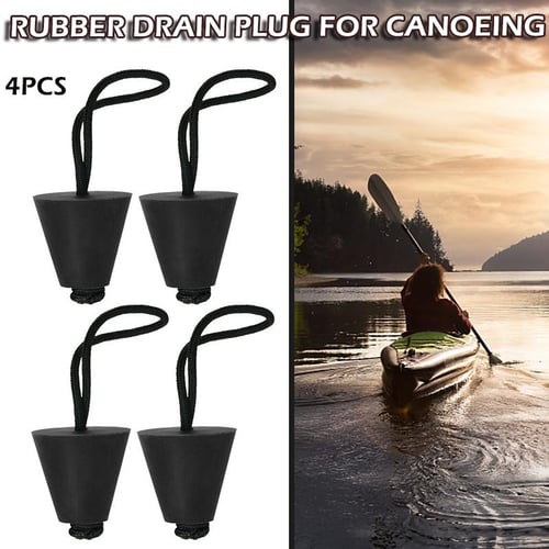 2 Pack Kayak Drain Holes Plug Small Boat Stopper Plugs Canoe