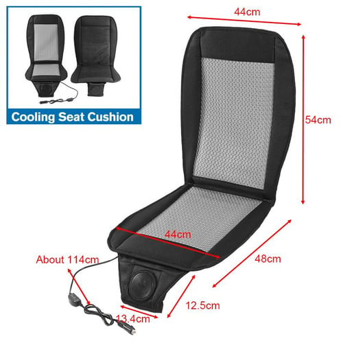 Ventilated Auto Seat Cushion Covers 12V/24V Summer Cool Massage