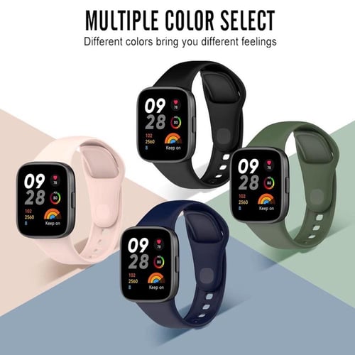 Silicone Strap For Xiaomi Redmi Watch 3 Active 3lite Replacement Sport  Wrist band Bracelet Correa Smart Watchband Accessories