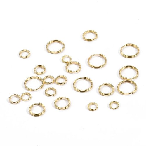 300pcs Diy Open Jump Rings Jewelry Making Supplies C Shaped Connectors For  Bracelet, Necklace, Earring